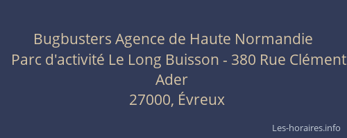 Bugbusters Agence de Haute Normandie