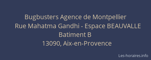 Bugbusters Agence de Montpellier