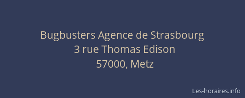 Bugbusters Agence de Strasbourg