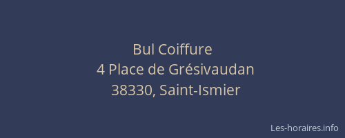 Bul Coiffure