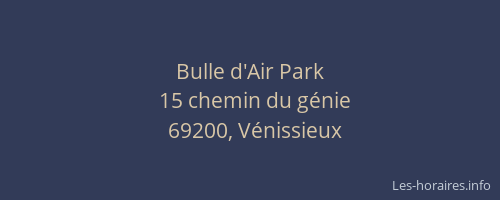 Bulle d'Air Park