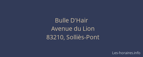 Bulle D'Hair