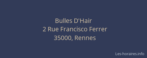 Bulles D'Hair