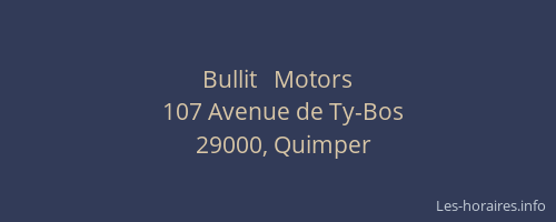 Bullit   Motors