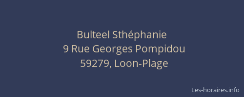 Bulteel Sthéphanie