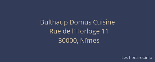 Bulthaup Domus Cuisine