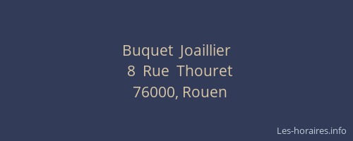 Buquet  Joaillier