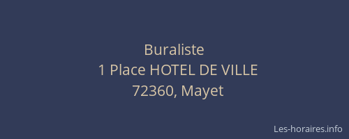 Buraliste