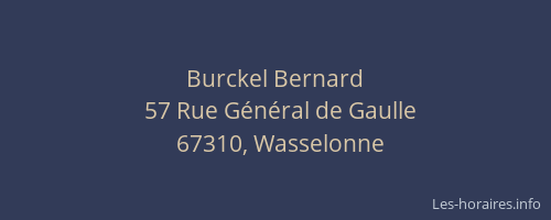 Burckel Bernard