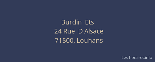 Burdin  Ets