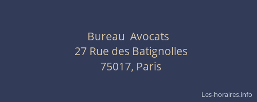 Bureau  Avocats