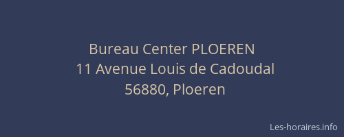 Bureau Center PLOEREN