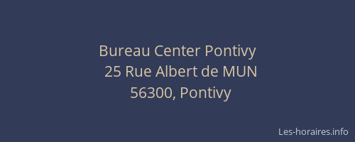 Bureau Center Pontivy