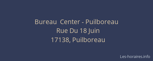 Bureau  Center - Puilboreau