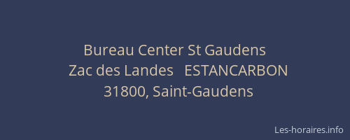 Bureau Center St Gaudens