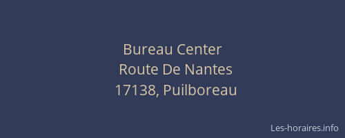 Bureau Center