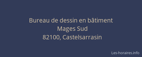 Bureau de dessin en b&acirc;timent