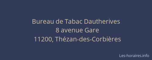 Bureau de Tabac Dautherives