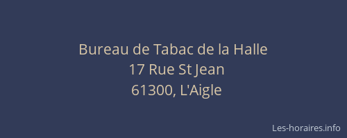 Bureau de Tabac de la Halle