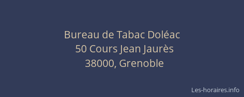 Bureau de Tabac Doléac
