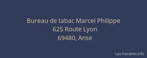 Bureau de tabac Marcel Philippe