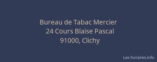 Bureau de Tabac Mercier