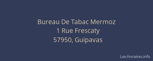 Bureau De Tabac Mermoz
