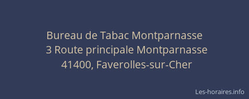 Bureau de Tabac Montparnasse