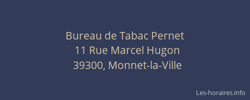 Bureau de Tabac Pernet
