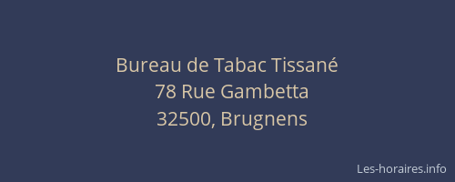 Bureau de Tabac Tissané