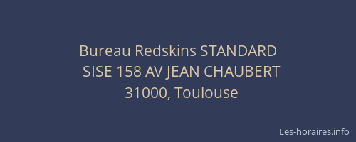 Bureau Redskins STANDARD