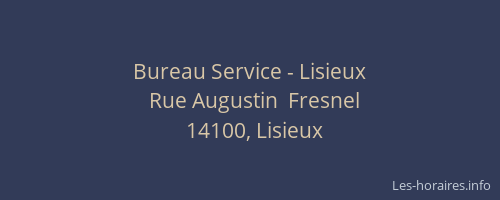 Bureau Service - Lisieux