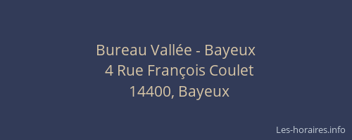 Bureau Vallée - Bayeux