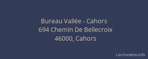 Bureau Vallée - Cahors