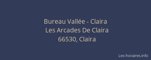 Bureau Vallée - Claira
