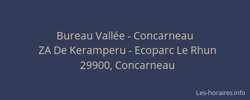 Bureau Vallée - Concarneau