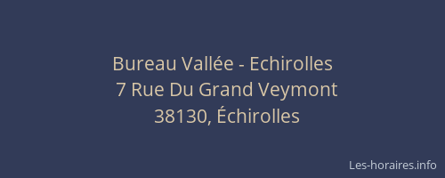 Bureau Vallée - Echirolles