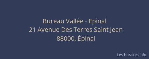 Bureau Vallée - Epinal
