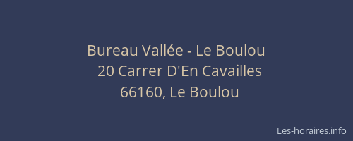 Bureau Vallée - Le Boulou