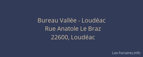 Bureau Vallée - Loudéac