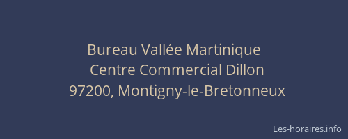 Bureau Vallée Martinique