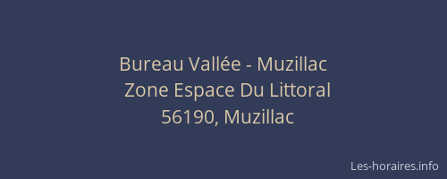 Bureau Vall&eacute;e - Muzillac