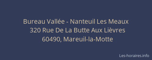 Bureau Vallée - Nanteuil Les Meaux