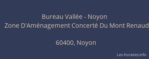 Bureau Vallée - Noyon