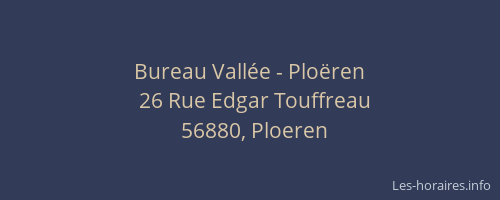 Bureau Vallée - Ploëren