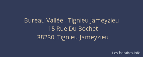Bureau Vallée - Tignieu Jameyzieu
