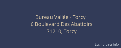 Bureau Vallée - Torcy