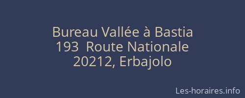 Bureau Vallée à Bastia