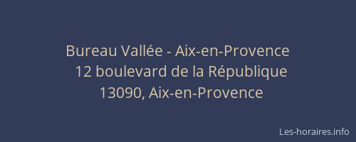 Bureau Vallée - Aix-en-Provence