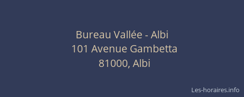 Bureau Vallée - Albi